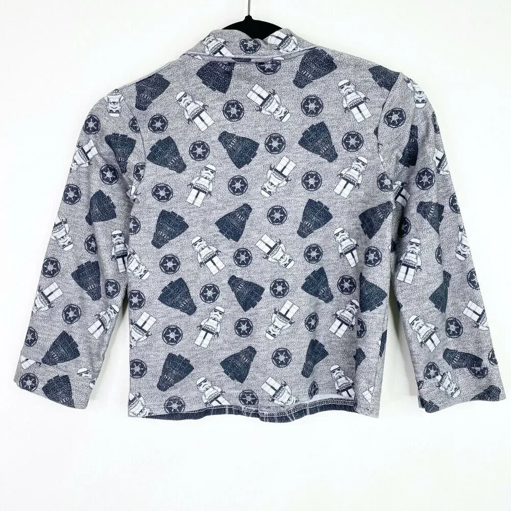 Star Wars Lego Stormtrooper Pajama Shirt Top Size 8 Kids Youth